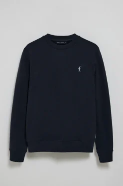 Polo Club Sweat-Shirts*Sweat-shirt détente à col ras du cou avec logo Rigby caoutchouté Bleu Marine