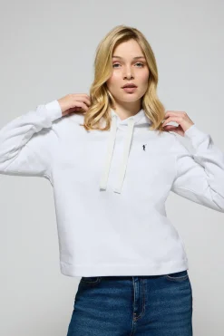 Polo Club Sweat-Shirts*Sweat-shirt à capuche avec logo brodé Rigby Go Blanc