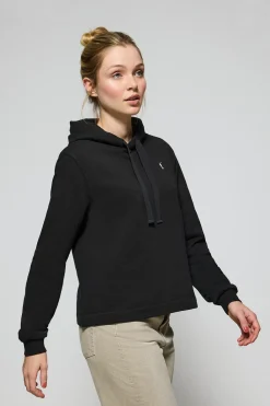 Polo Club Sweat-Shirts*Sweat-shirt à capuche e avec logo brodé Rigby Go Noir