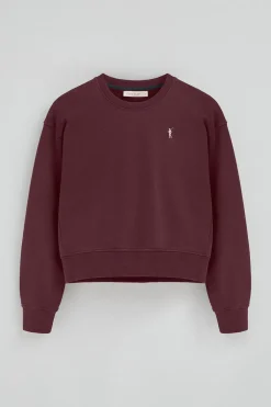 Polo Club Sweat-Shirts*Sweat-shirt couleur bordeaux à la coupe boxy et logo Rigby Go Bourgogne