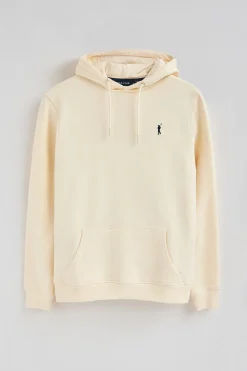Polo Club Sweat-Shirts*Sweat-shirt couleur écru à capuche et broderie Rigby Go Beige