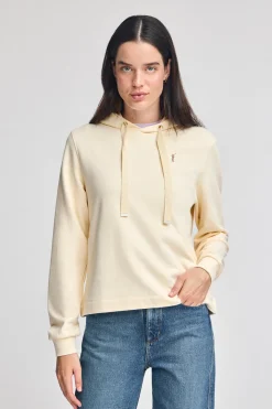 Polo Club Sweat-Shirts*Sweat-shirt couleur écru à capuche et broderie Rigby Go Beige