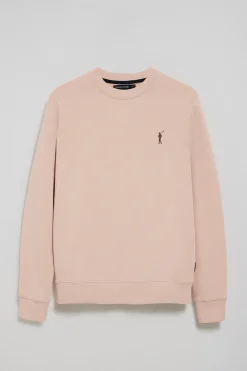 Polo Club Sweat-Shirts*Sweat-shirt couleur détente à col ras du cou et logo Rigby caoutchouté Maquillage