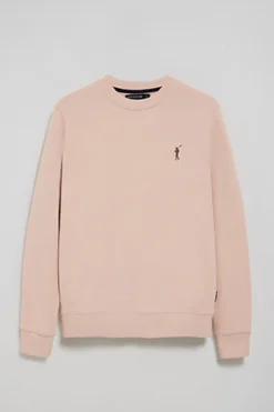 Polo Club Sweat-Shirts*Sweat-shirt couleur détente à col ras du cou et logo Rigby caoutchouté Maquillage