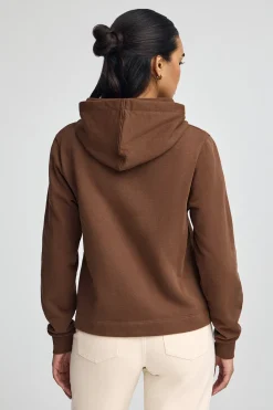Polo Club Sweat-Shirts*Sweat-shirt couleur moka avec capuche et logo Rigby Go Mocca
