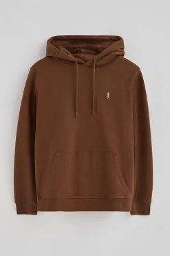 Polo Club Sweat-Shirts*Sweat-shirt couleur moka avec capuche à coupe regular et logo Rigby Go Mocca