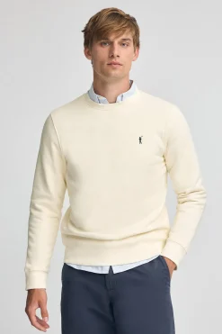 Polo Club Sweat-Shirts*Sweat-shirt écru à coupe décontractée et logo Rigby Go Beige