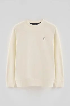 Polo Club Sweat-Shirts*Sweat-shirt écru à coupe décontractée et logo Rigby Go Beige