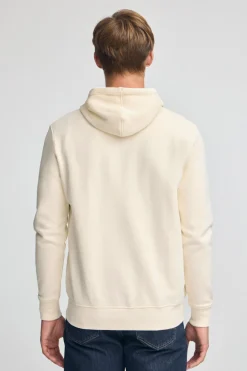Polo Club Sweat-Shirts*Sweat-shirt écru avec capuche, fermeture éclair et logo Rigby Go Beige