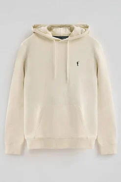 Polo Club Sweat-Shirts*Sweat-shirt écru avec capuche à coupe regular et logo Rigby Go Beige