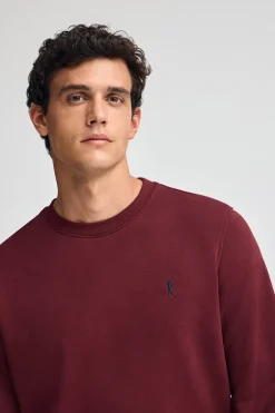 Polo Club Sweat-Shirts*Sweat-shirt à coupe décontractée et logo Rigby Go Grenat