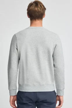 Polo Club Sweat-Shirts*Sweat-shirt gris chiné à coupe décontractée Established 2012 Gris Vigoré