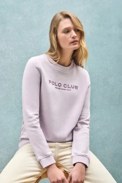 Polo Club Sweat-Shirts*Sweat-shirt et logo caoutchouté Lavande