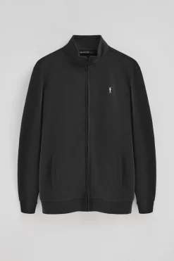 Polo Club Sweat-Shirts*Sweat-shirt à col montant, fermeture éclair et logo Rigby Go Noir
