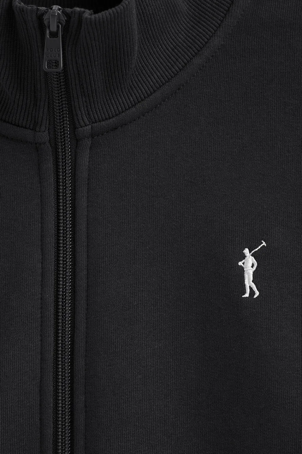 Polo Club Sweat-Shirts*Sweat-shirt à col montant, fermeture éclair avec logo Rigby Go Noir