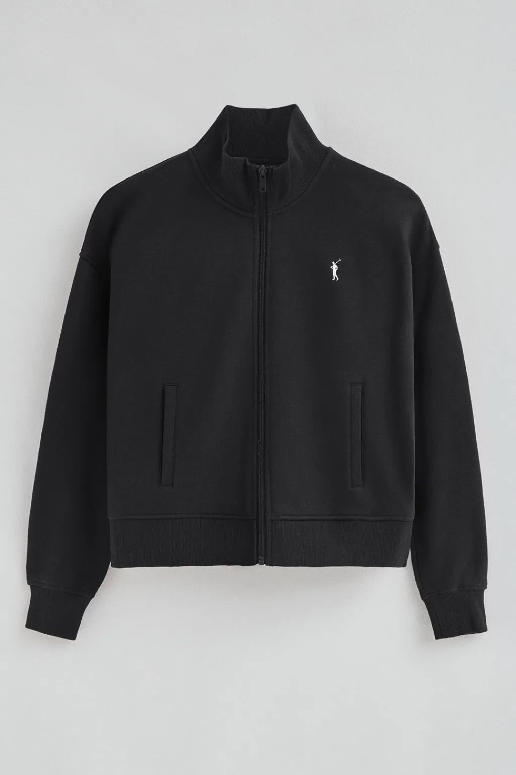 Polo Club Sweat-Shirts*Sweat-shirt à col montant, fermeture éclair avec logo Rigby Go Noir