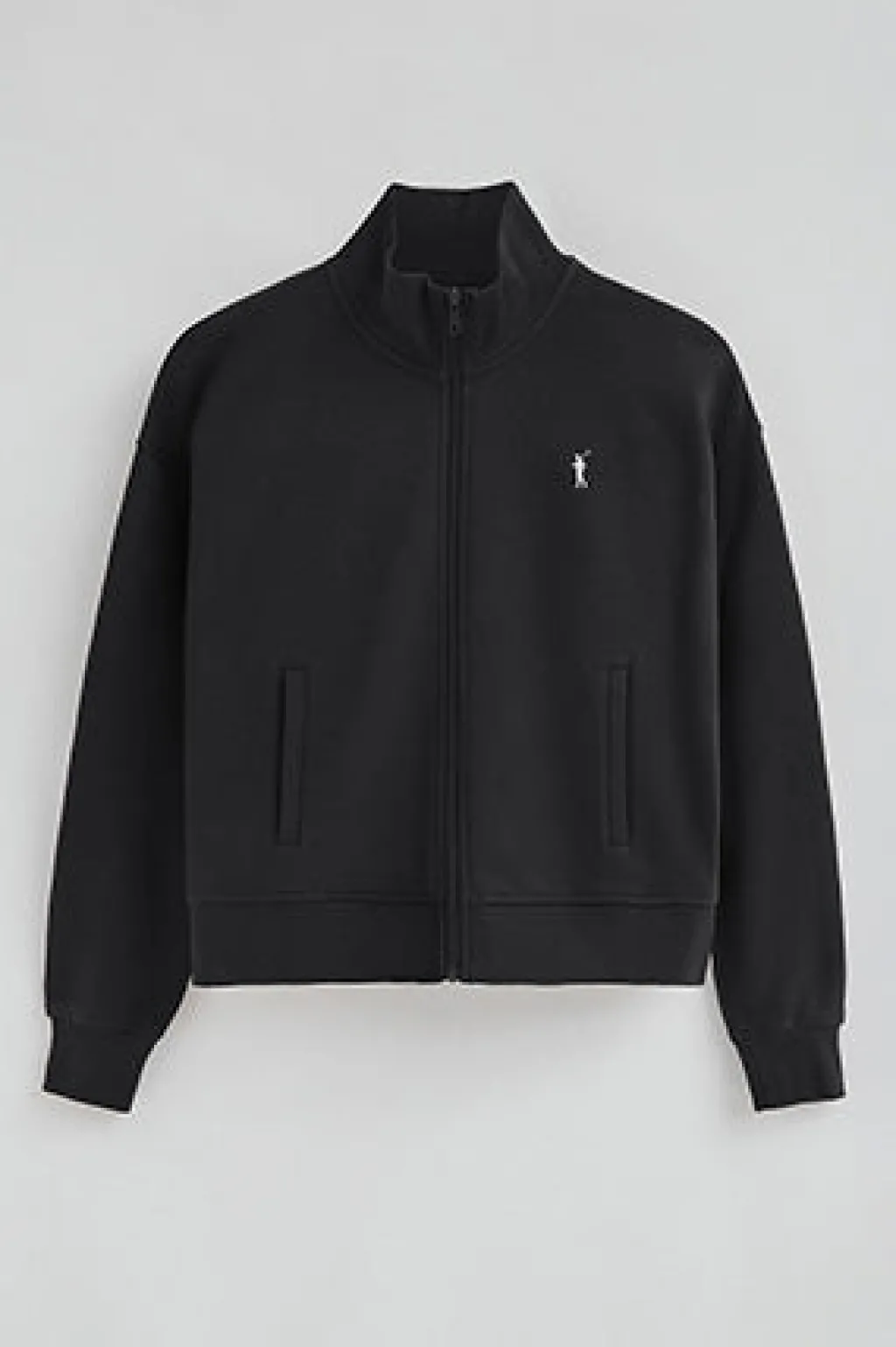 Polo Club Sweat-Shirts*Sweat-shirt à col montant, fermeture éclair avec logo Rigby Go Noir