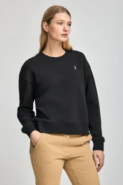 Polo Club Sweat-Shirts*Sweat-shirt à col ras du cou et broderie logo Rigby Go Noir