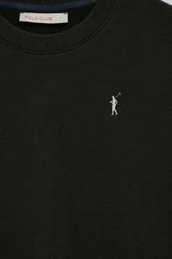 Polo Club Sweat-Shirts*Sweat-shirt à col ras du cou et broderie logo Rigby Go Noir