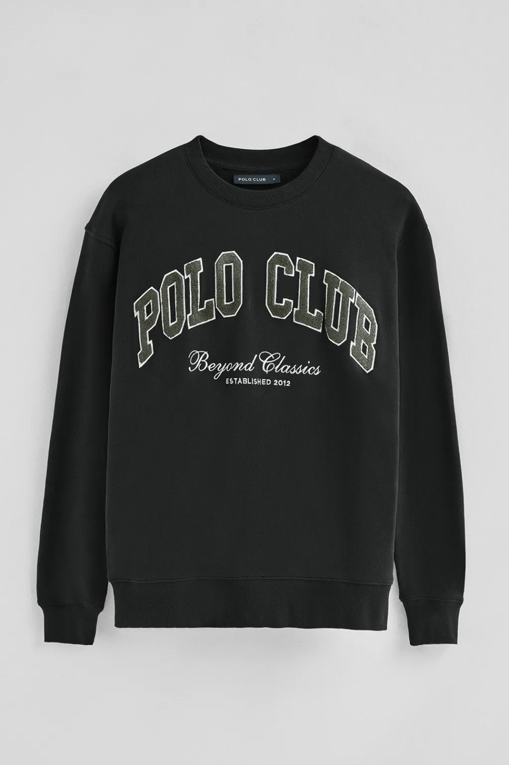 Polo Club Sweat-Shirts*Sweat-shirt à coupe ample Established 2012 Noir