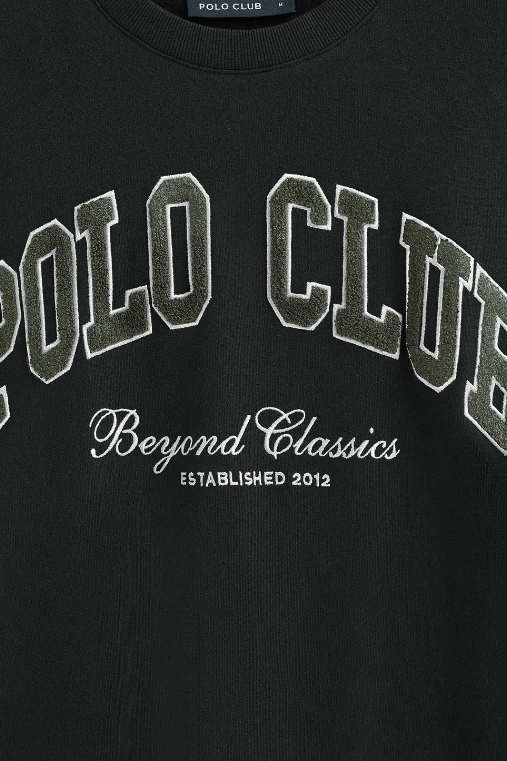 Polo Club Sweat-Shirts*Sweat-shirt à coupe ample Established 2012 Noir