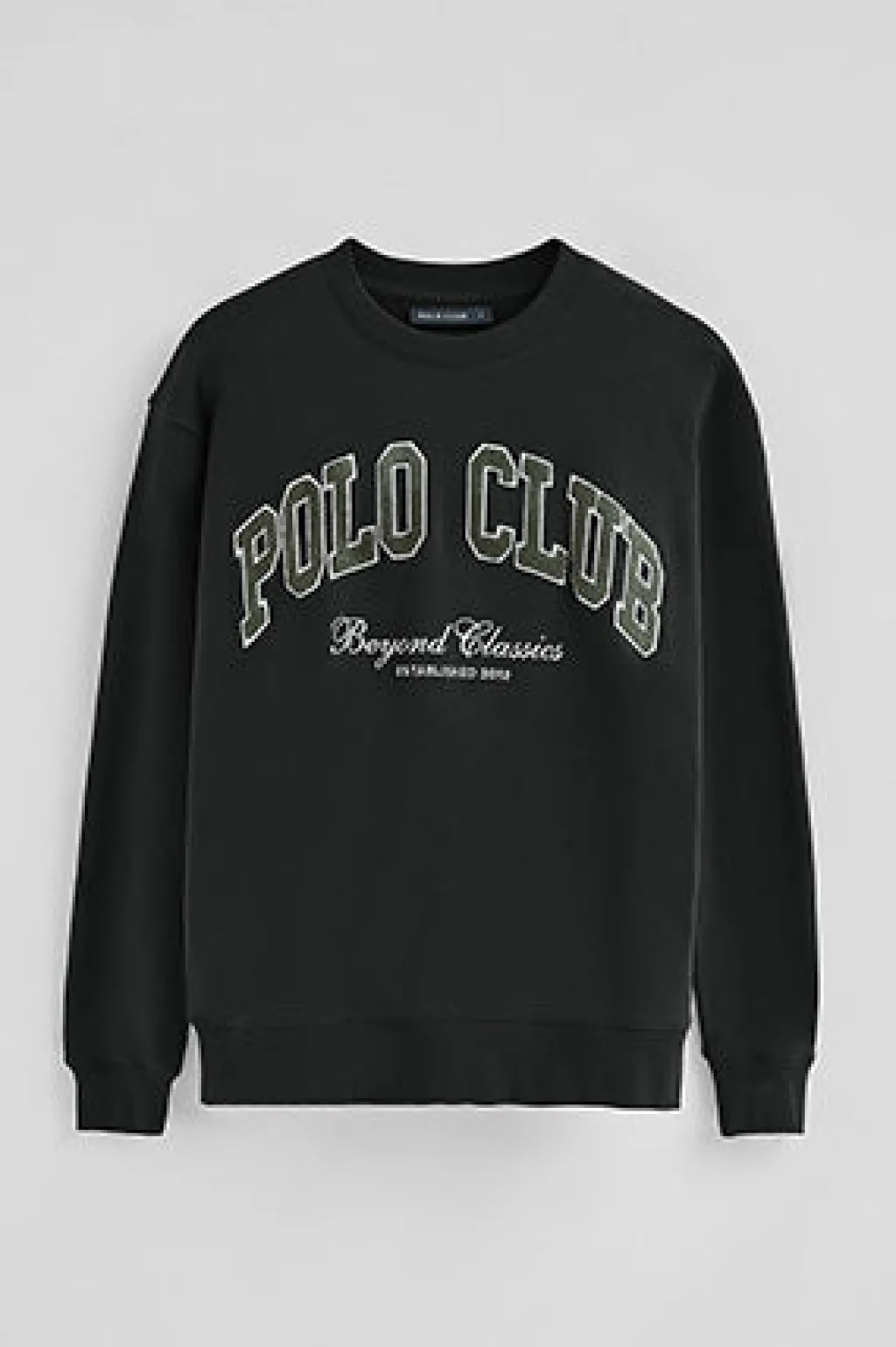 Polo Club Sweat-Shirts*Sweat-shirt à coupe ample Established 2012 Noir