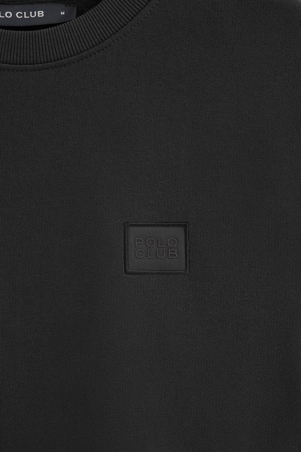Polo Club Sweat-Shirts*Sweat-shirt à coupe décontractée avec logo Noir
