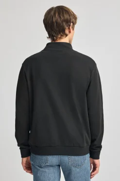 Polo Club Sweat-Shirts*Sweat-shirt à fermeture éclair partielle et broderie Rigby Go Noir