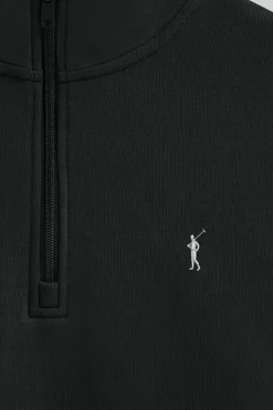 Polo Club Sweat-Shirts*Sweat-shirt à fermeture éclair partielle et logo Rigby Go Noir