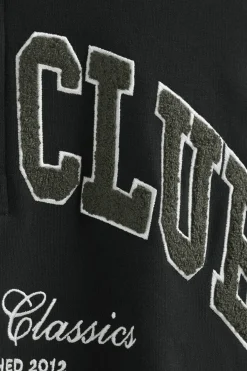 Polo Club Sweat-Shirts*Sweat-shirt avec fermeture éclair partielle et logo Established 2012 Noir