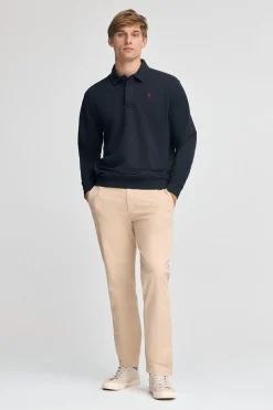 Polo Club Sweat-Shirts*Sweat-shirt polo à coupe regular et logo Rigby Go Bleu Marine