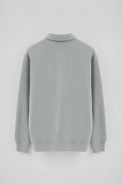 Polo Club Sweat-Shirts*Sweat-shirt polo gris bleu à coupe regular et logo Rigby Go Bleu grisâtre