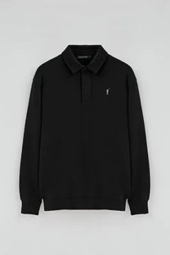 Polo Club Sweat-Shirts*Sweat-shirt polo à coupe regular et logo Rigby Go Noir