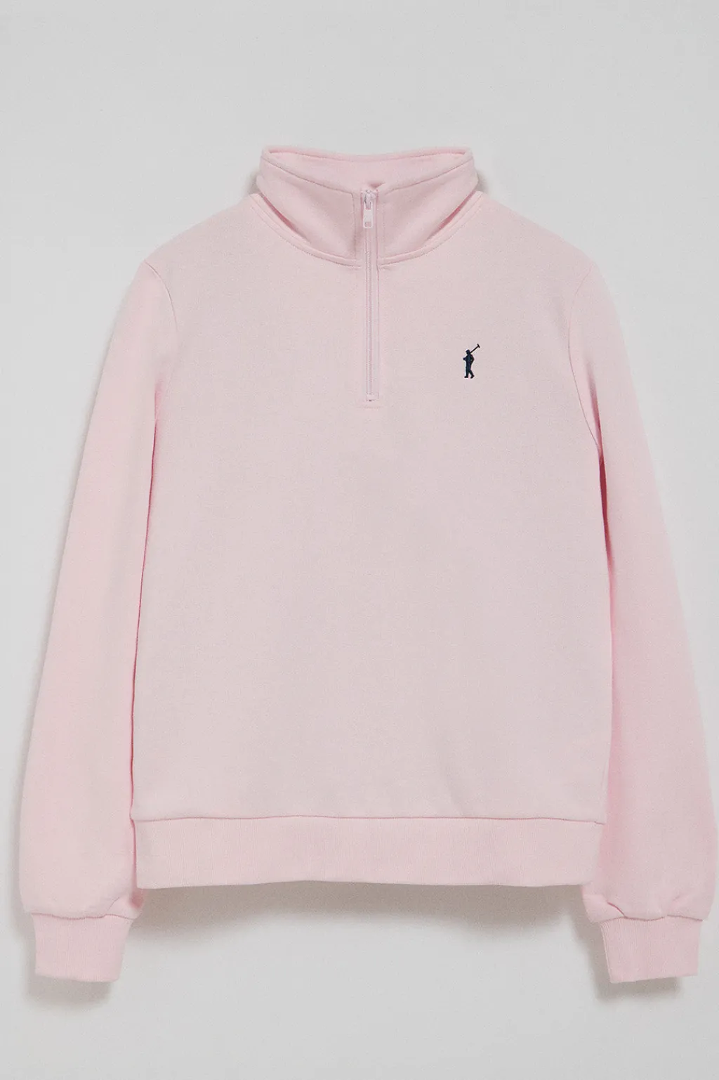 Polo Club Sweat-Shirts*Sweat-shirt à fermeture éclair partielle et broderie Rigby Go Rose