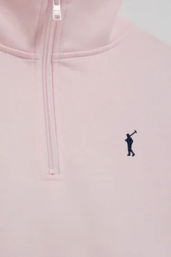 Polo Club Sweat-Shirts*Sweat-shirt à fermeture éclair partielle et broderie Rigby Go Rose