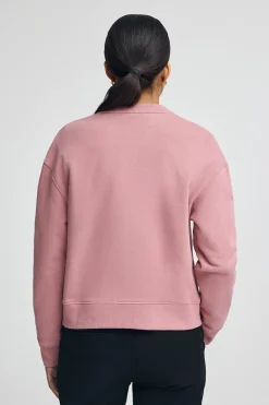 Polo Club Sweat-Shirts*Sweat-shirt rose pastel à coupe boxy Established 2012 Rose poudré