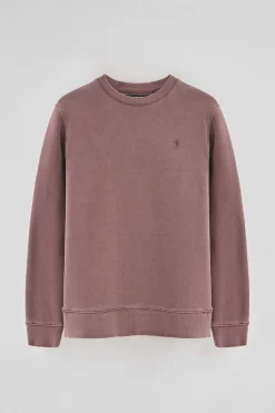 Polo Club Sweat-Shirts*Sweat-shirt à effet délavé avec logo Rigby Go Rose taupe