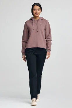 Polo Club Sweat-Shirts*Sweat-shirt avec capuche et logo Rigby Go Rose taupe