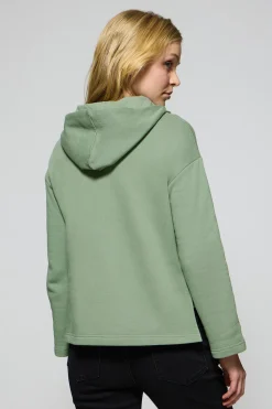 Polo Club Sweat-Shirts*Sweat-shirt Sinsajo avec capuche, fermeture éclair et logo Rigby Go Vert jade