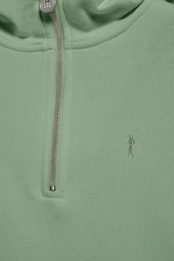 Polo Club Sweat-Shirts*Sweat-shirt Sinsajo avec capuche, fermeture éclair et logo Rigby Go Vert jade