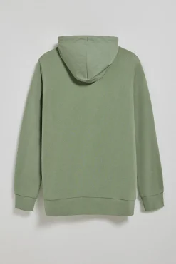 Polo Club Sweat-Shirts*Sweat-shirt à fermeture éclair partielle avec capuche et broderie Rigby Go Vert jade