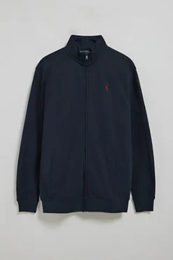 Polo Club Sweat-Shirts*Sweat-shirt zippé à col montant à logo Rigby Go Bleu Marine