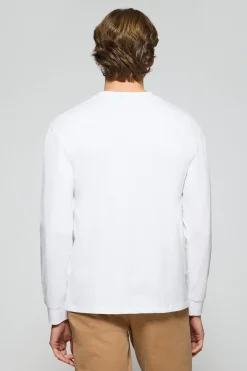 Polo Club T-Shirts*T-shirt à manches longues avec logo brodé Rigby Go Blanc