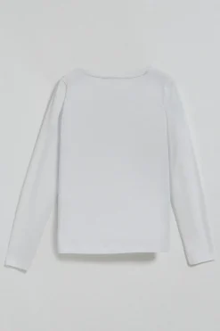Polo Club T-Shirts*T-shirt basique à manches longues logo Rigby Go Blanc
