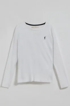Polo Club T-Shirts*T-shirt basique à manches longues logo Rigby Go Blanc