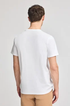 Polo Club T-Shirts*T-shirt basique à col rond avec détail brodé Blanc