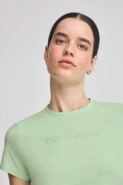 Polo Club T-Shirts*T-shirt basique à logo caoutchouté Menthe