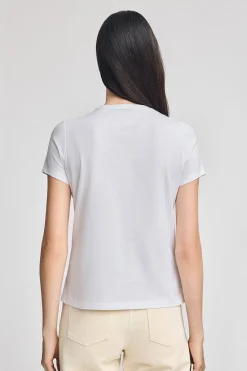 Polo Club T-Shirts*T-shirt à col rond et broderie Rigby Go Blanc