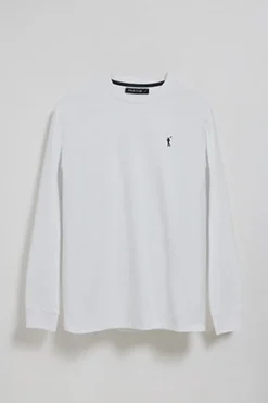 Polo Club T-Shirts*T-shirt à manches longues et brodé Rigby Go Blanc
