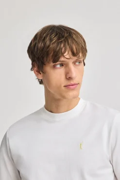 Polo Club T-Shirts*T-shirt en coton et lin à broderie Rigby Go Blanc